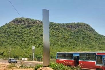 Paraguarí, Paraguay. Written in Morse Code.